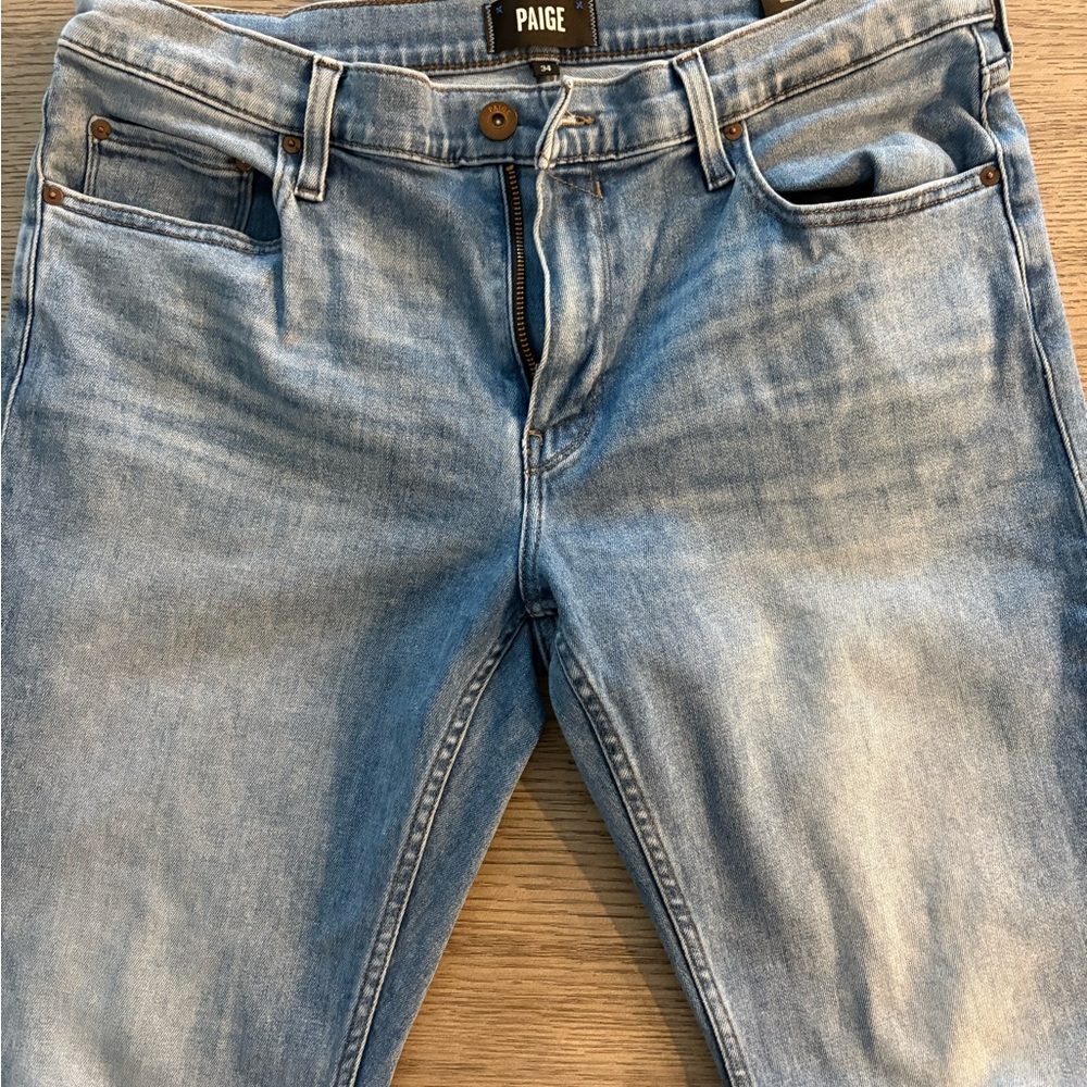 PAIGE Men's Jeans in Light Blue